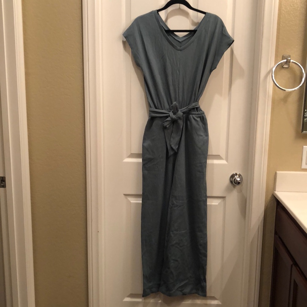 🆕 Cuddl Duds Crinkle Jersey V-Neck Jumpsuit #38